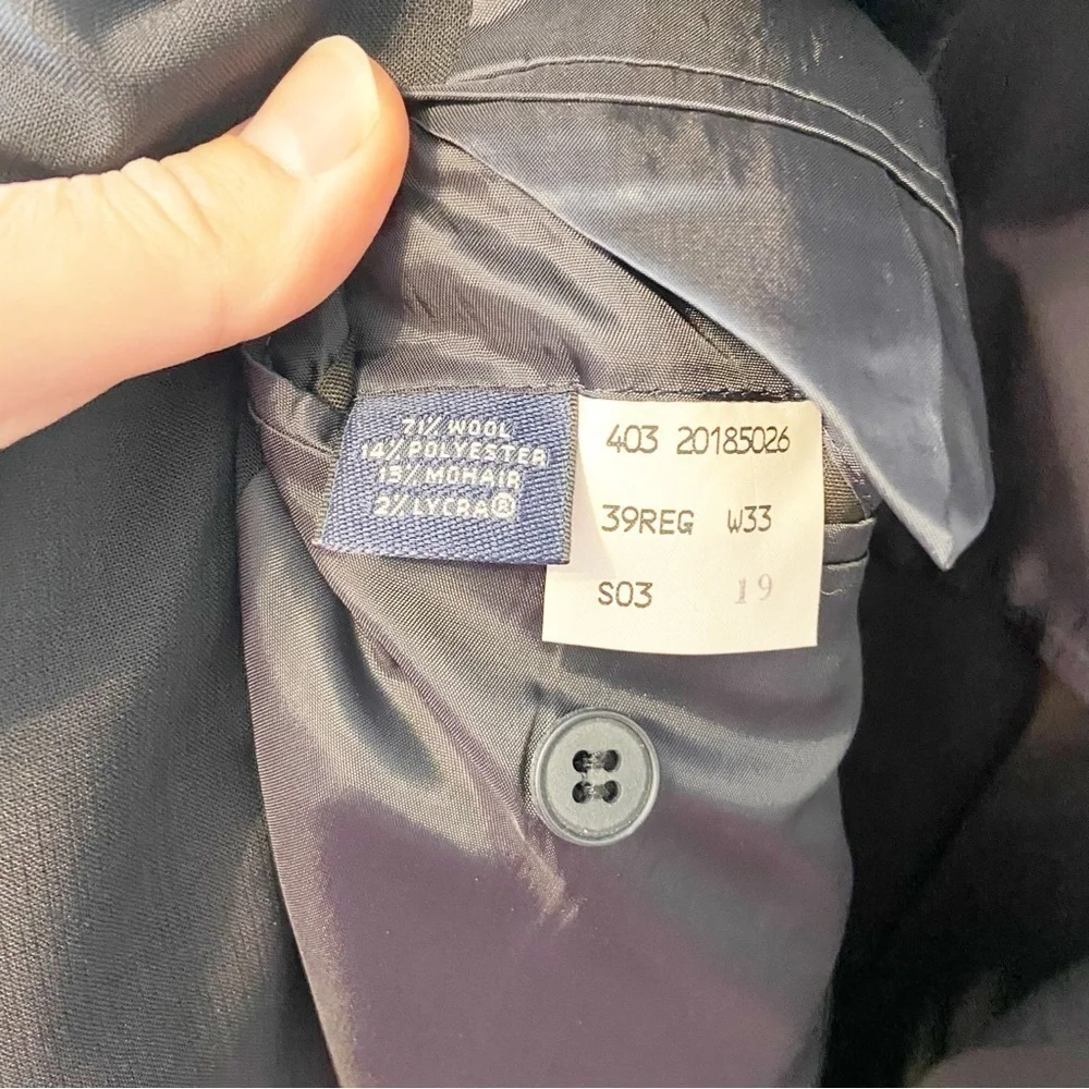 Brooks Brothers | Dark Navy Brooks Cool Suit Jacket Size 39 Regular